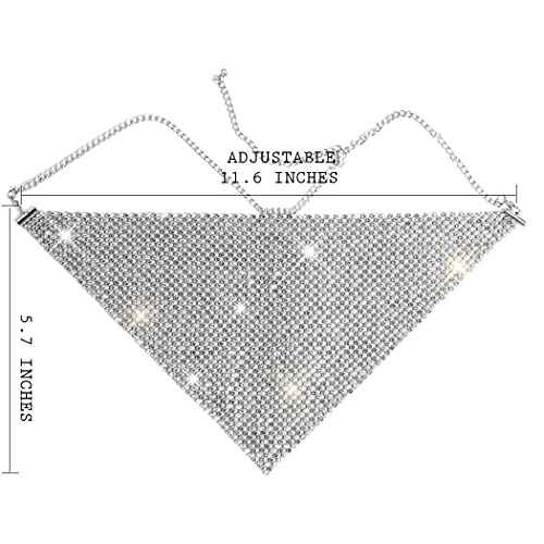 Sparkly Crystal Face Mask Bling Rhinestone Mesh Mask Sexy Nightclub Mouth Covered for Women and Girls