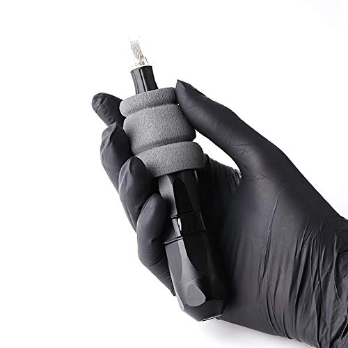 5 Pieces Tattoo Grip Wrap Foam Tattoo Grip Cover Tattoo Pen Cover Tattoo Machine Grip Handle Holder Cover Tattoo Tubes Grips Cover Tattoo Supplies(Grey, 41 mm)