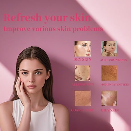 Facial Steamer, Nano Ionic Face Steamer for Facial Deep Cleaning, Pink Hair Steamer Facial Steamer Professional, Facial Steamers for Home Facial Spa.