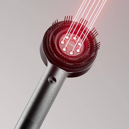 Breo Scalp 3L Laser Hair Growth Comb with 650nm Infrared Technology, 360¡Æ Scalp Massager, Waterproof Design, Effective Scalp Stimulation and Hair Regrowth