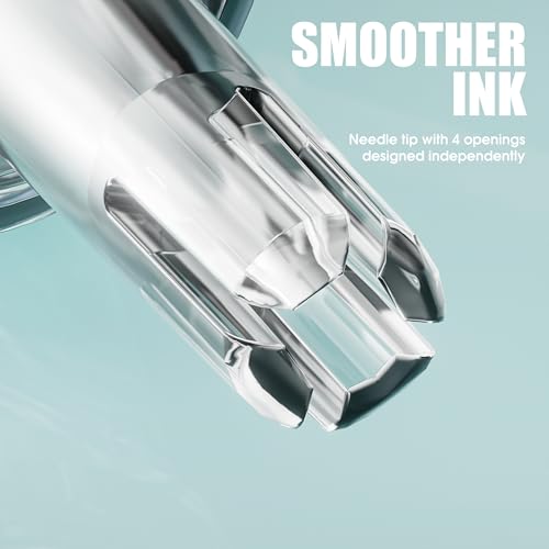 Dragonhawk Yue Magnum Tattoo Needles - 20Pcs 1207M Disposable Tattoo Cartridge Needles Color Packing Professional Tattoo Supplies for Rotary Pen Machine Gun