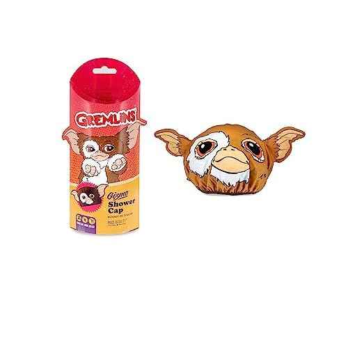 MAD BEAUTY Warner Brothers Gremlins Shower Cap, Keeps Hair Neatly Tucked Away, Dual Layer Comfort: Soft Fabric Inner & Water-Repelling Outer