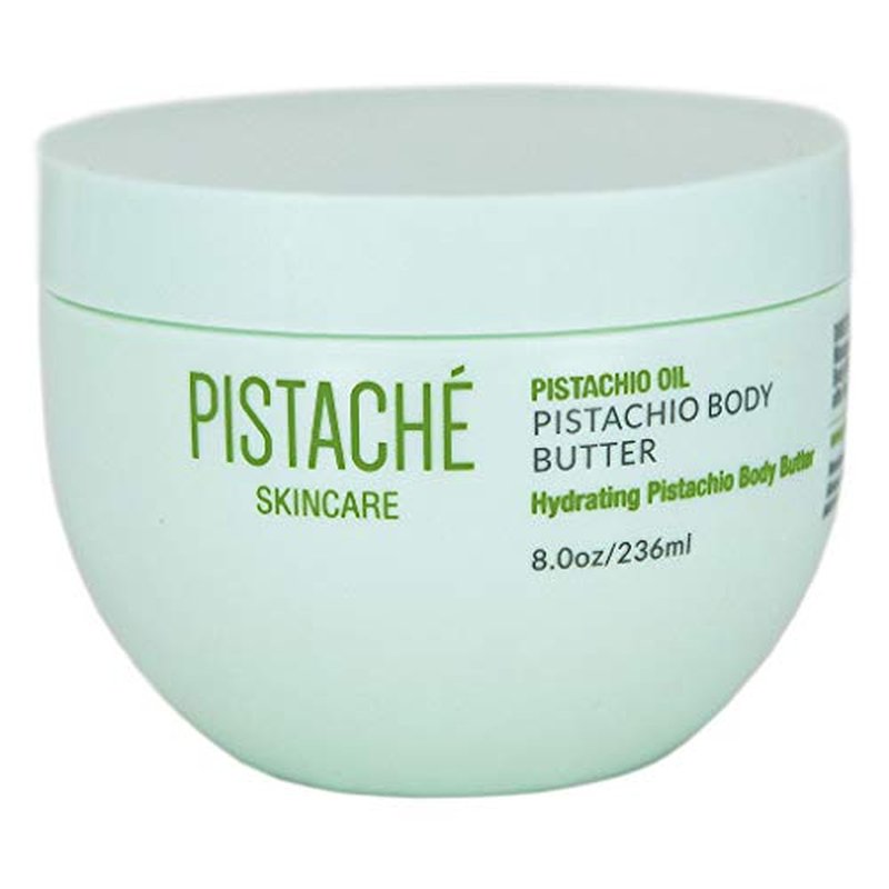 Pistach? Skincare Pistachio Oil Whipped Body Butter Cream | Rich Moisturizer for Dry Skin with Vitamin E & Antioxidant Protection | The Boyfriend Body Butter, 8 oz