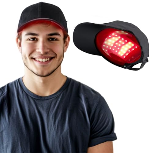Laser Cap,Red Light Therapy for Hair Growth,Hair Loss Treatments Hat for Men & Women, with Built-in Battery & Controller