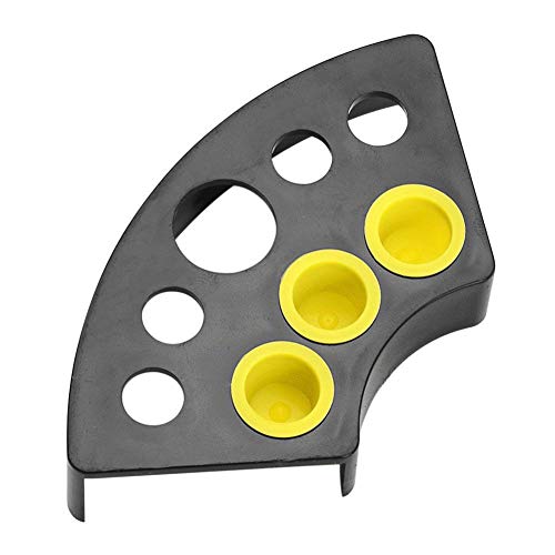 4 Pieces Tattoo Ink Cup Holder Tattoo Pigment Holder Tattoo Pigment Cup Holder 8 Holes Tattoo Ink Cup Holder Tattoo Machine Pen Holder Stand Tattoo Pigment Ink Cap Holder(Black, Blue)