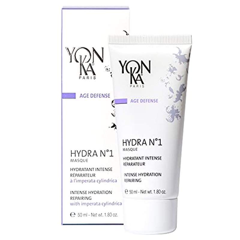 Yonka Hydra No. 1 Masque | Hydrating Face Mask with Vitamin C and Aloe Vera | Overnight Anti-Aging Treatment | For Normal to Dry Skin | Paraben-Free | 1.80 oz