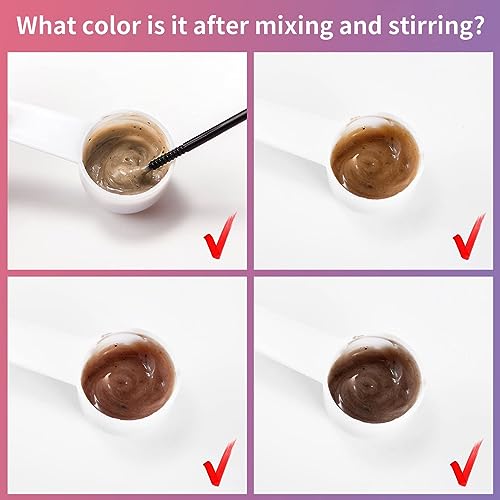 PERMANIA Lash Lift Kit with Black Color, Eyelash & Brow Lamination 4 IN 1 Black Color Make Lash Perm Voluminous and Curl for Salon & Home£¨Black£©