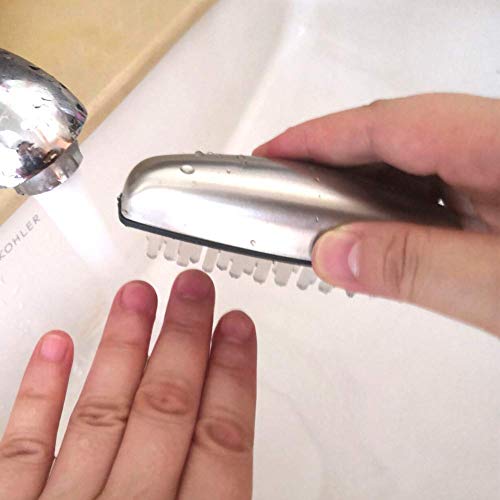 Hand and Nail Brush cleaner,Stainless Steel Soap, fingernail toe Cleaning Scrubbing Brushes & Help Eliminating Smells Absorb Odor (1 PCS)
