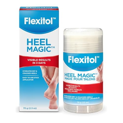Flexitol Heel Magic For Dry Skin or Rough Heels with Shea Butter & Vitamin E, 2.5 Ounce