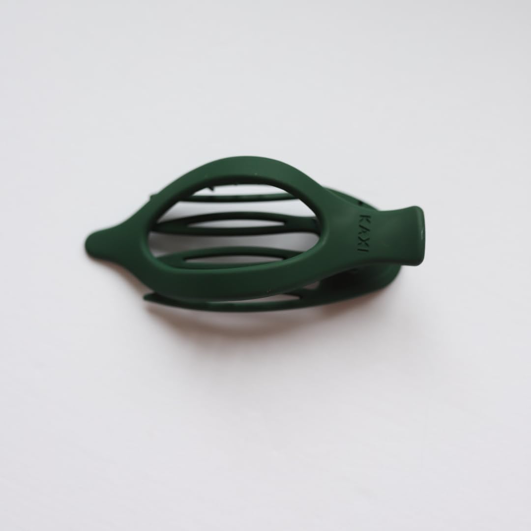 KAXI Lay Down 2.0 Hair Clip Claw, Perfect for Thick & Thin Hair, Strong Durable Hair Clip (Forest Green)