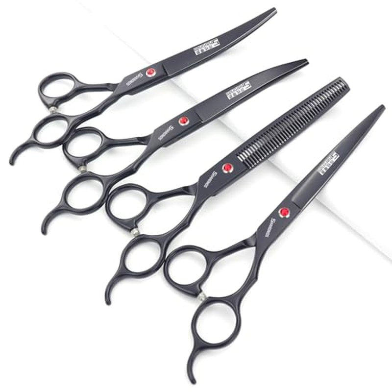 7/8 inch Haircut Scissors Hair Salon Styling Cut Hair Tools Thin Hairdresser Hair Special Tools (7-inch 4pc)