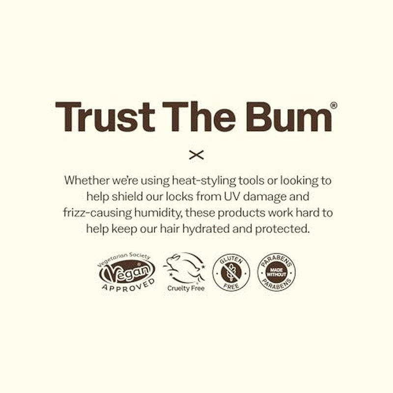 Sun Bum Heat Protector Spray - Leave In Hair Treatment Protects from Heat Styling and Frizz-Causing Humidity - Reduces Blow Dry Time - Vegan and Cruelty Free - UV Protecting - 6 oz