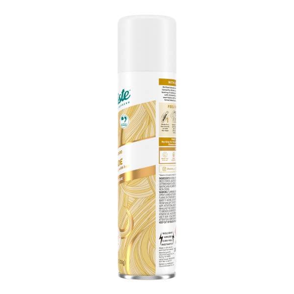 Batiste Dry Shampoo for Blonde Hair - Oil Absorbing Formula | 3.81 Fl Oz, Pack of 2