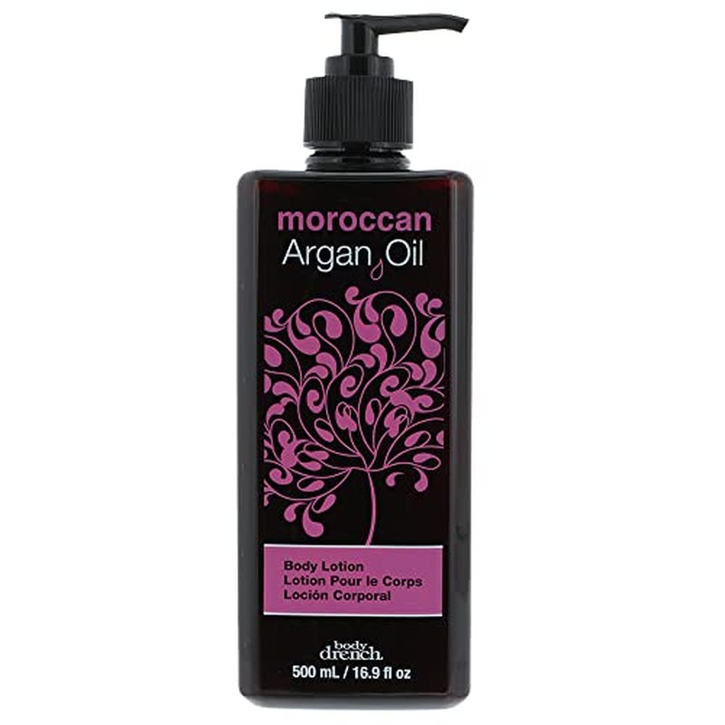 Body Drench Argan Oil Body Lotion ? Hydrating & Moisturizing Lotion for Dry Skin with Moroccan Oil, Softens and Smooths Skin, 16.9 fl oz