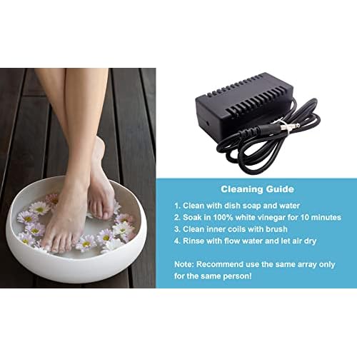 4 Rectangle Arrays for Detox Footbath - Replacement Foot Detox Array for Ionic Foot SPA Cleanse Machine (4 Count)