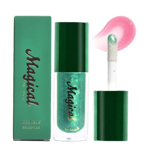 Color Changing Lip Gloss Lip Oil Tinted,Magic PH Color Change Lip Stain Lip Balm,Long Lasting Nourishing Non-Stick Lipgloss for Women