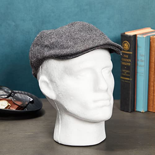 Juvale Mannequin Head for Masks, Hats, Wigs - White, 9.25 x 7 x 11 in - Foam Head Wig Stand & Hat Display