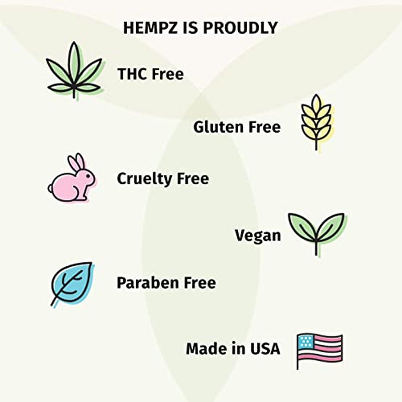 HEMPZ Body Lotion - Vanilla & Ginger Daily Moisturizing Cream, Shea Butter Hand and Body Moisturizer - Hemp Lotion - Skin Care Products, Hemp Seed Oil - 17 oz.