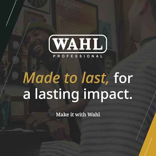 Wahl Professional Cordless Detailer Li Trimmer T Wide Blade, Lithium-Ion Battery 100 Min Runtime for Hair & Beard, with Charging Stand