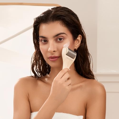 EcoTools Ice Roller, Lifts & Depuffs Skin, Stainless Steal Cooling Roller For Face & Neck, Provides Relaxation While Sculpting, Eco Friendly, Vegan, & Cruelty Free Skincare Tool, 1 Count