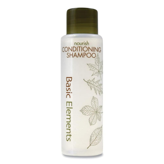 Basic Elements Shbelbtl Conditioning Shampoo, Clean Scent, 1 Oz, 200/Carton