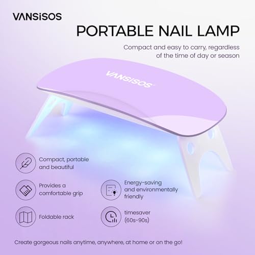 Poly Gel Nail Kit: 6 Clear Colors Poly Extension Gel Nail Starter Kits with Nail Lamp Complete Poly Gel Nail Kit Supplies for Beginners with Everything