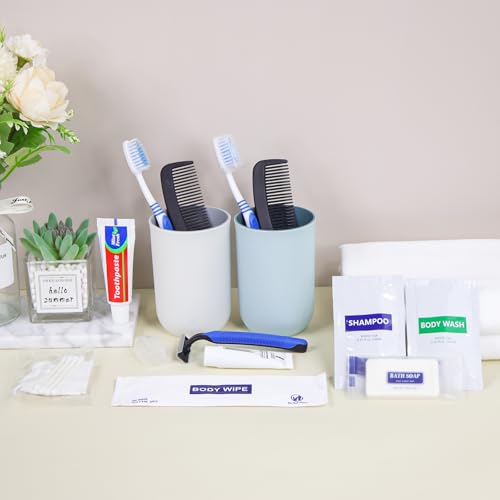 Basic Toiletry Kits, Individually Packed, Personal Hygiene Bulk Homeless Care Package Supplies