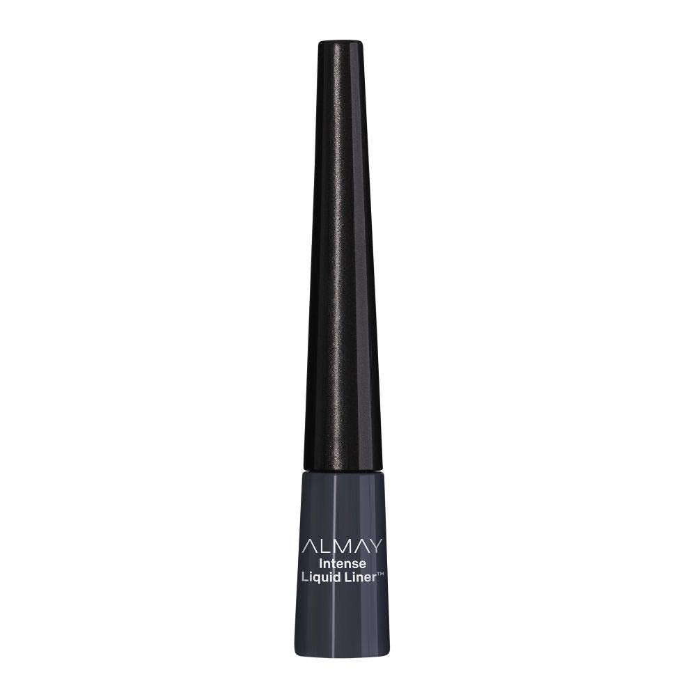 Almay Intense Liquid Eyeliner - Waterproof, Longwearing, Hypoallergenic | 223 Black Pearl, 0.08 oz
