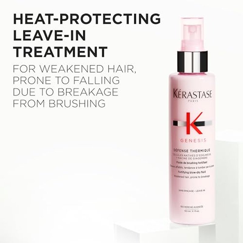 Kerastase Genesis D?fense Thermique Anti Hair-Fall Fortifying Blow-Dry Fluid, 5.1 Ounce