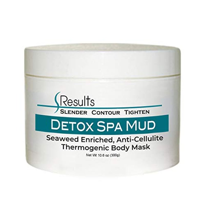 Detox Spa Mud Seaweed Enriched Anti-Cellulite Body Mask for Toning, Tightening and Improving Skin Health