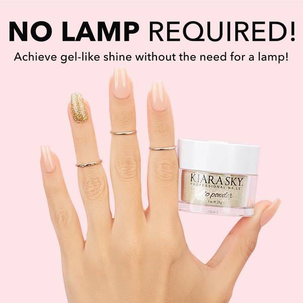 Professional Dip Manicure Liquid - Kiara Sky Brush Saver for Perfect Nails | Step 6