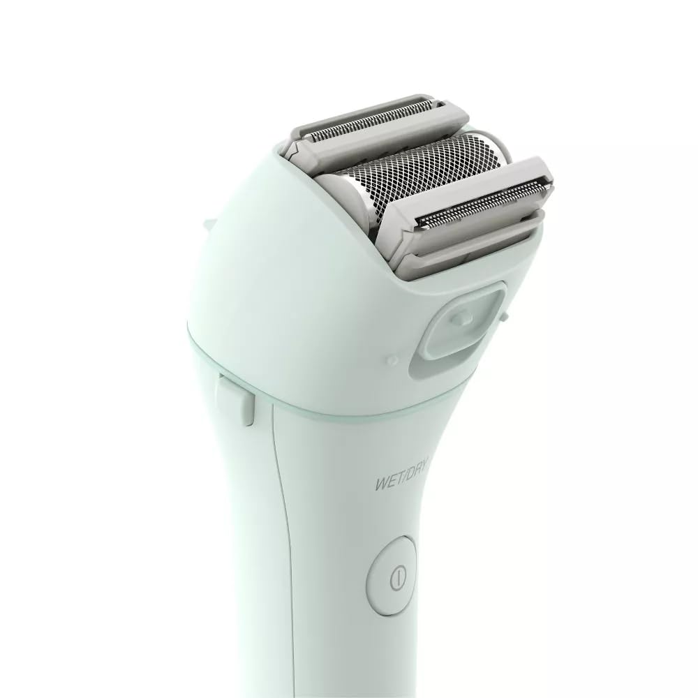 Panasonic Electric Shaver for Women Legs & Body, Wet & Dry Cordless Electric Razor with Bikini Trimmer Attachments, 3 Hypoallergenic Blades, Perfect for Travel, Shower and Everyday Use - ES-WL60-G