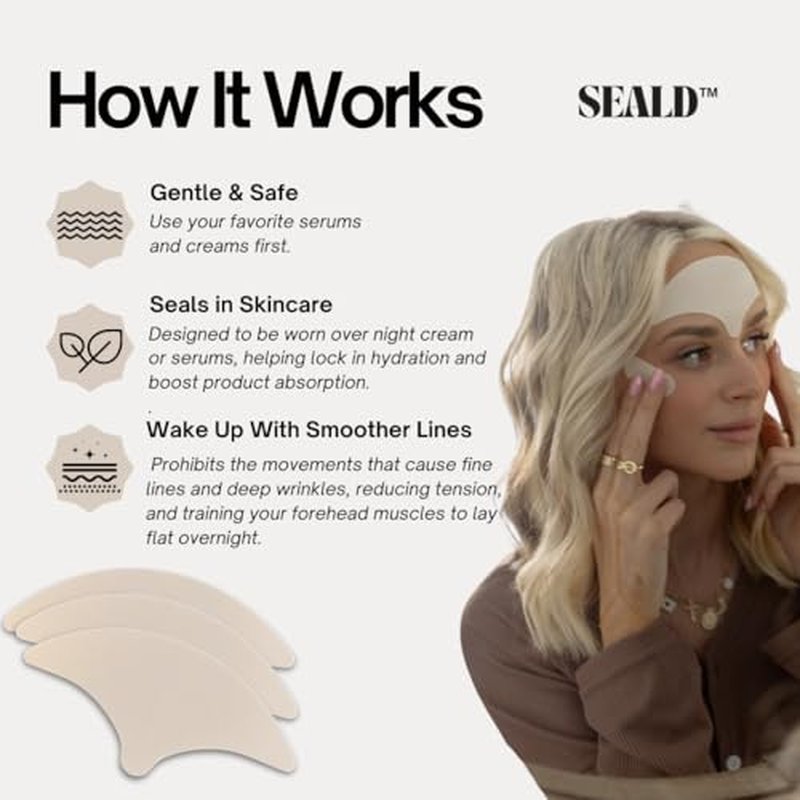 SEALD¢â Forehead Tape ? Wrinkle Smoothing Patches