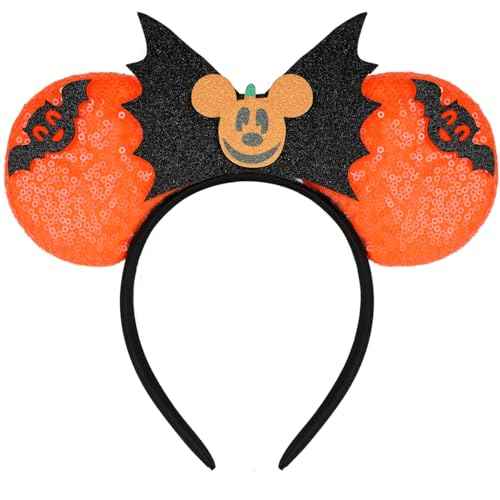FANYITY Mouse Ears, Sequin Mouse Ears Headband for Boys Girls Women