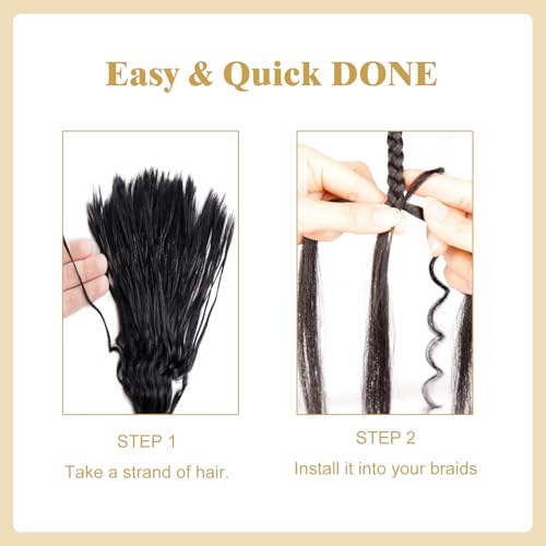 Pre-Divided Human Hair Bulk Deep Wave Braiding Hair for Boho Braids Human Hair Bulk for Braiding Curly Boho Locs Boho Crochet Braids Human Hair Extensions 16 Inch 100g