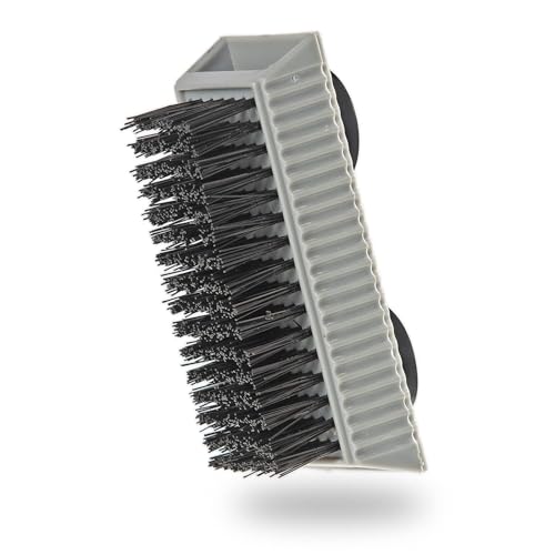 Grip Clean Nail Brush for Cleaning Fingernails ? Heavy Duty Nail Brush with Extra Stiff Bristles - Fingernail Brush & Nail Scrubber Brush with Suction Cup Backing for Men & Women - 1 Pack