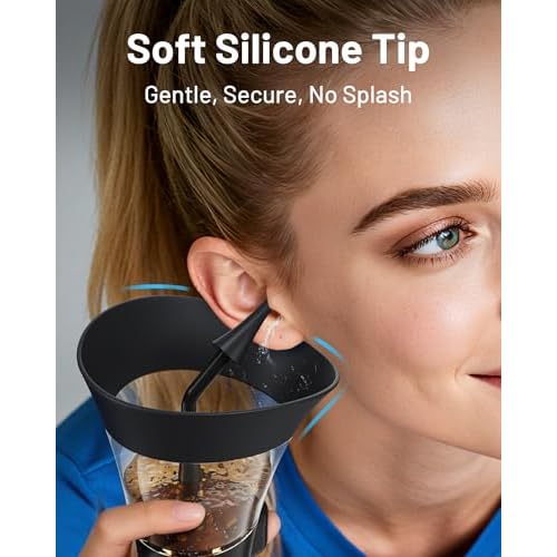 Yumika Ear Wax Removal Kit ? Manual Ear Cleaner with Powerful Water Flow for Deep Clean & Soft Silicone Tip