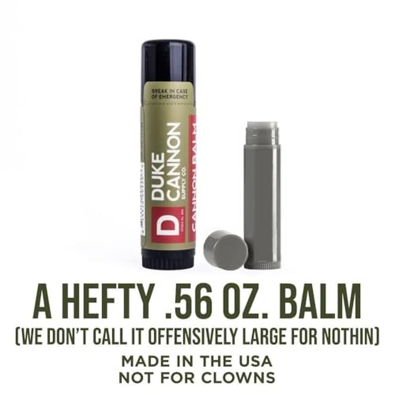 Duke Cannon Cannon Lip Balm 140¡Æ & Tactical Lip Protectant Bundle - SPF 30 & SPF 15, Blood Orange Mint & Fresh Mint Flavors, 4-Pack (2 Pack Each Flavor)