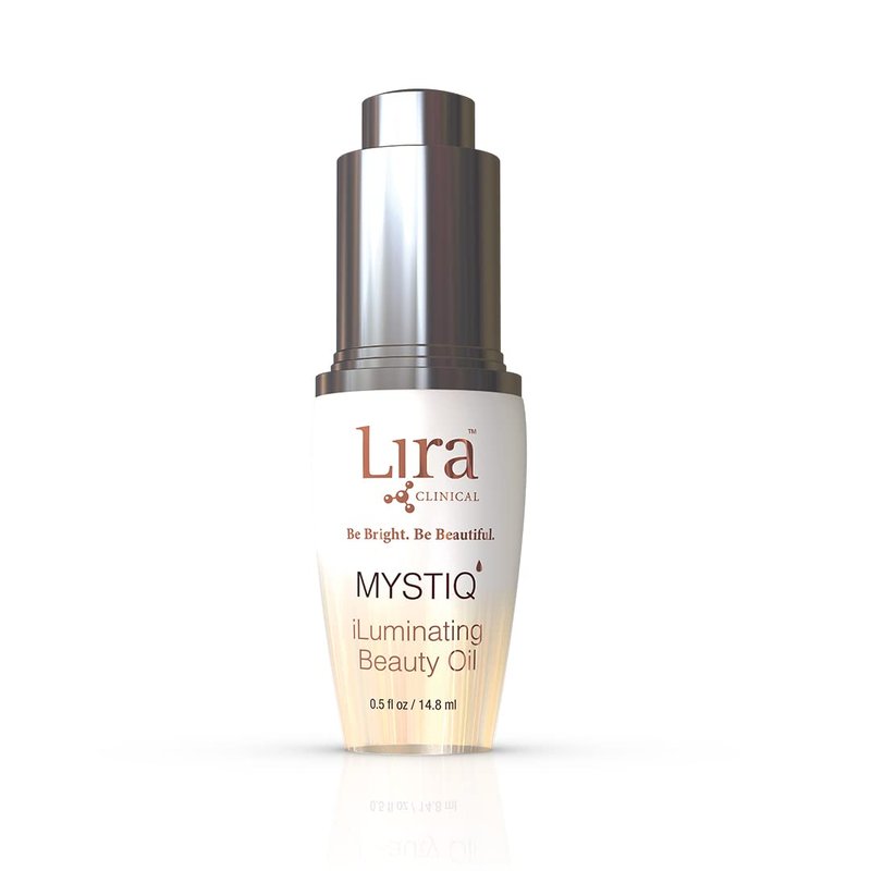 Lira Clinical MYSTIQ iLuminating Beauty Oil - Vitamin C & Plant Stem Cell Extract for Hydrated Skin | 0.5 Oz