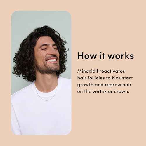 hims Hair Regrowth Treatment - Topical Minoxidil 5% Solution for Men - Extra Strength - Supports Thicker, Fuller Hair - Non-Greasy - Unscented, 2 Pack