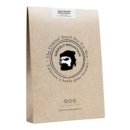 Grizzly Mountain Beard Dye - Organic & Natural Dark Brown Beard Dye