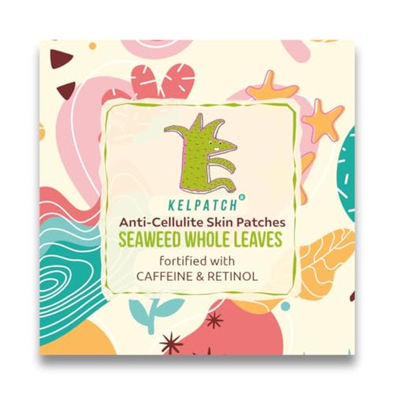 Cellulite Reduction Anti-Aging Natural Seaweed Patches Fortified With Caffeine And Retinol, Combat Sagging, Body Fat Deposits, Made in USA