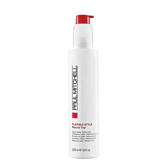 Paul Mitchell Round Trip Curl Defining Serum, Reduces Drying Time For Faster Styling, For Wavy + Curly Hair, 6.8 fl. oz.