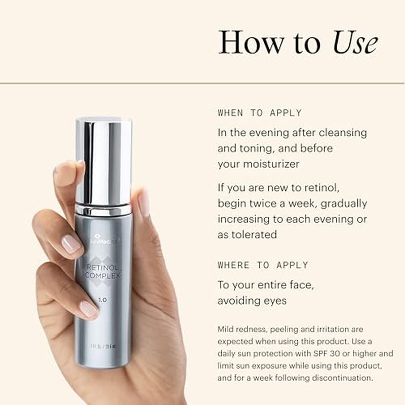 SkinMedica Retinol 0.5 Complex - Retinol Serum for Face, Age-Defying Advanced Retinol Cream That Renews Skin and Diminishes the Appearance of Fine Lines and Wrinkles, 1 Fl Oz