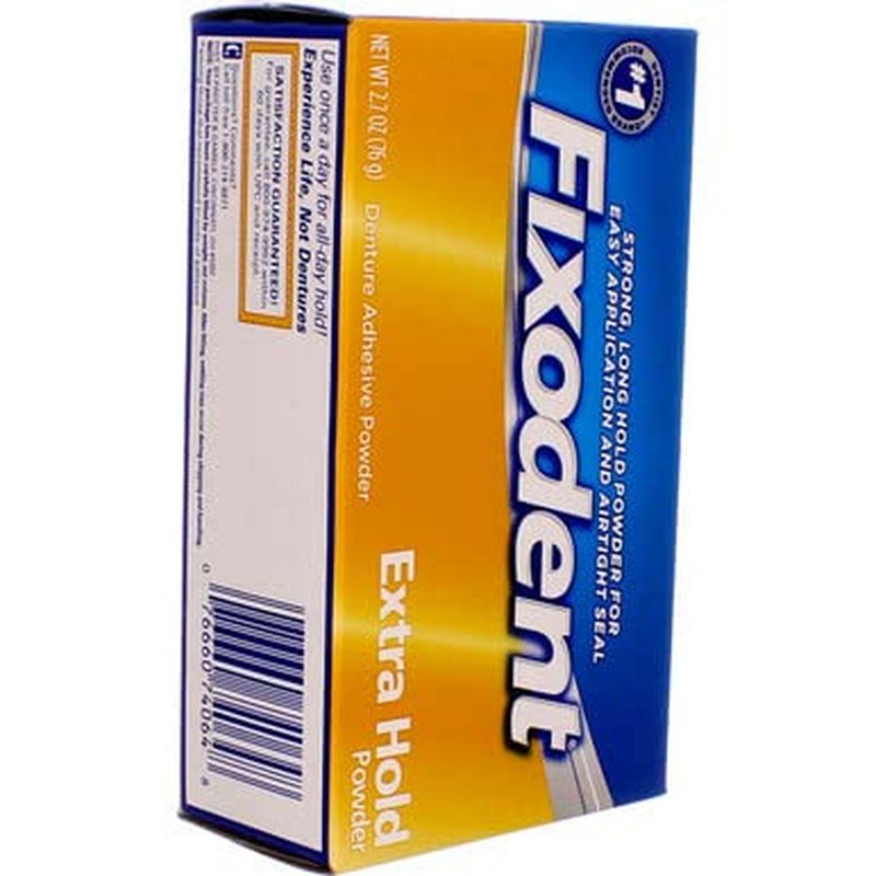 Fixodent Denture Adhesive Powder - Extra Hold Formula | 2.70 oz (Pack of 3)