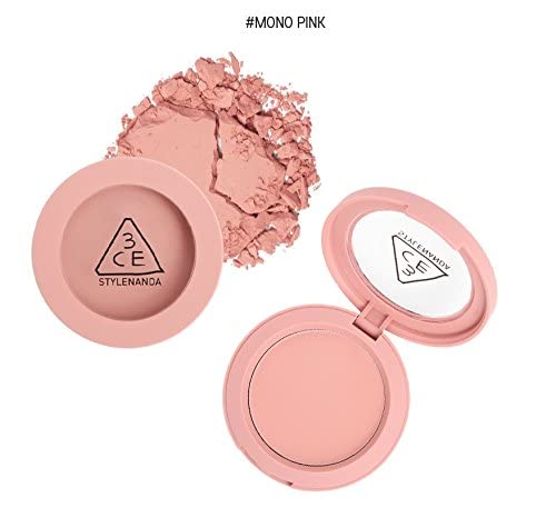 3CE Mood Recipe Face Blush - Mono Pink for Natural Glow | Long-lasting Color