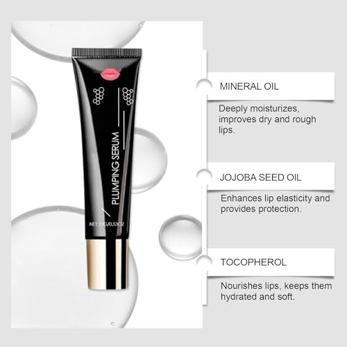 Plumpify Plumping Serum Oil, Lip Boosting Serum, Hydrating & Nourishing Moisturizing Lips Oil for Dry Lips, Reduce Fine, Non-Sticky, Increase Lips Elasticity, Reduce Fine (2 pcs)