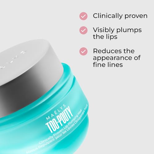 MA?LYS Cosmetics TOO-POUTY Clinically Proven Lip Plumping Mask - Helps Reduce The Appearance Of Fine Lines - Contains Adeplump to Plump The Look Of Lips