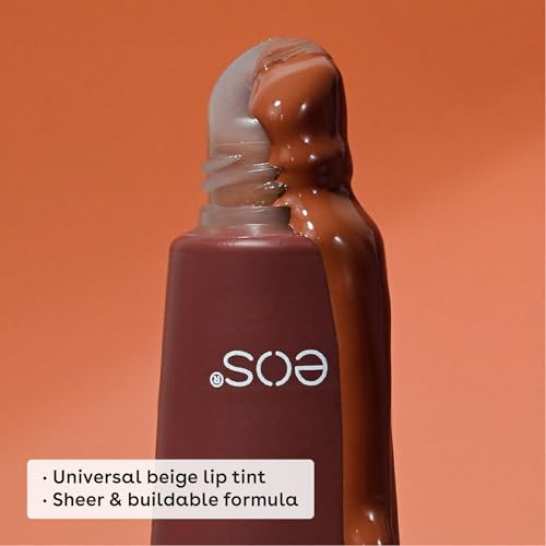 eos Holiday Tinted Super Balm, Salted Caramel, 24-Hour Moisture, Lip Tint, Limited Edition Lip Care, Stocking Stuffers, 0.35 fl oz