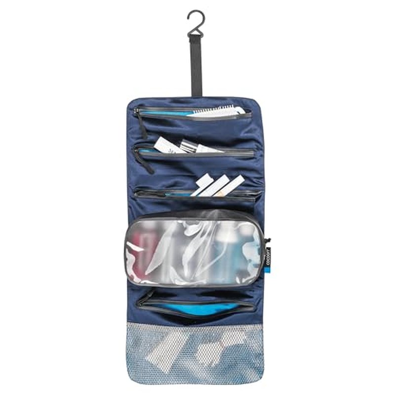 COCOON - Premium - Minimalist Hanging Toiletry Kit - Laminated Silk - Night Sky